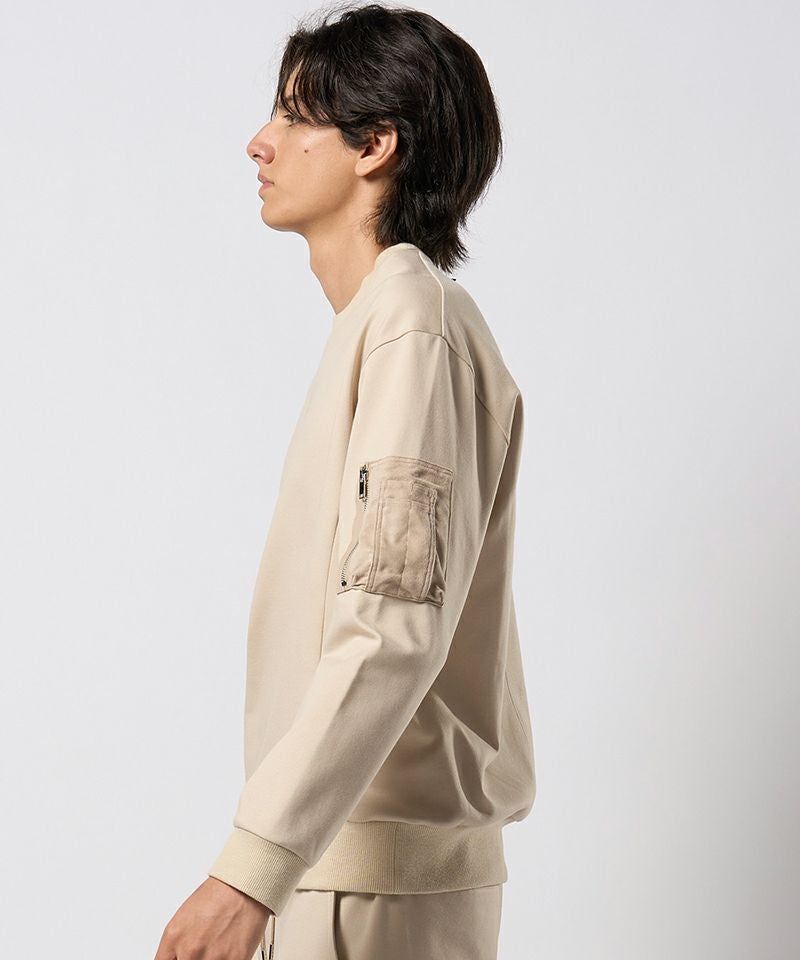 30%OFF【wjk】utility pocket sweatshirt ポケットスウェット(7116
