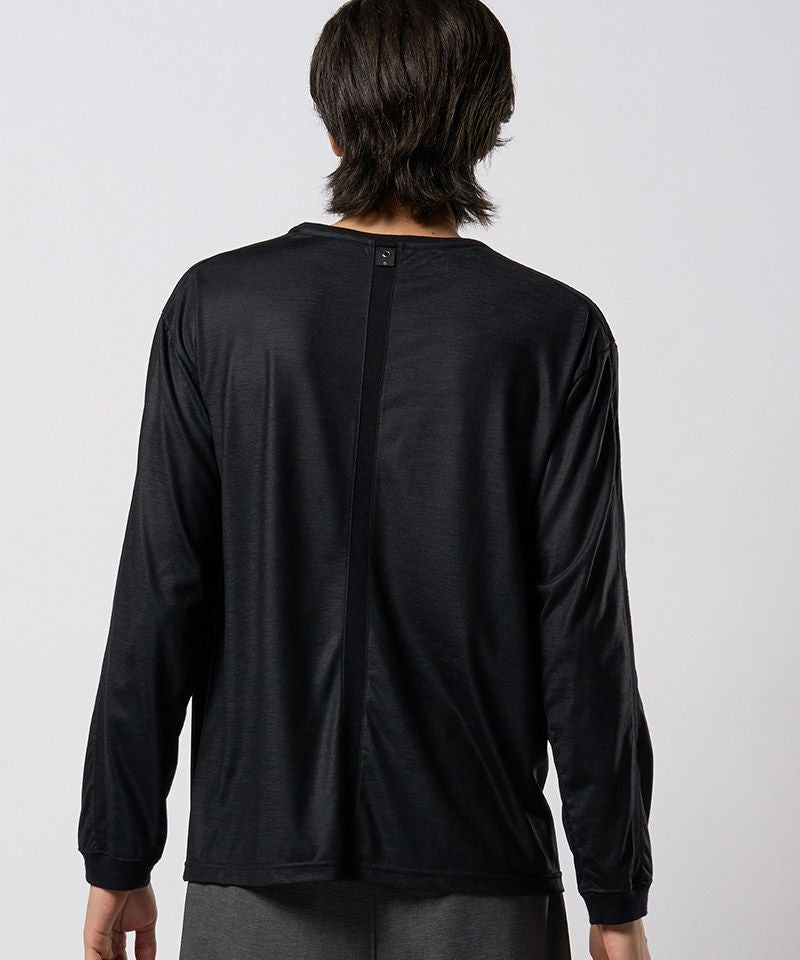 wjk】ex.comfy wool L-S サマーウールカットソー(7127 wn08h) | CAMBIO