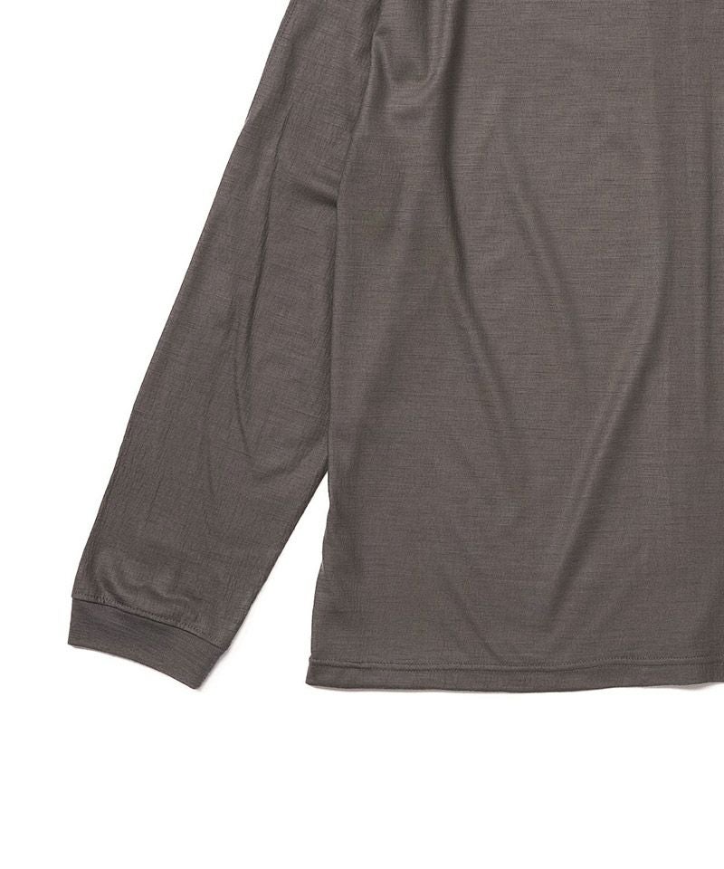 wjk】ex.comfy wool L-S サマーウールカットソー(7127 wn08h) | CAMBIO