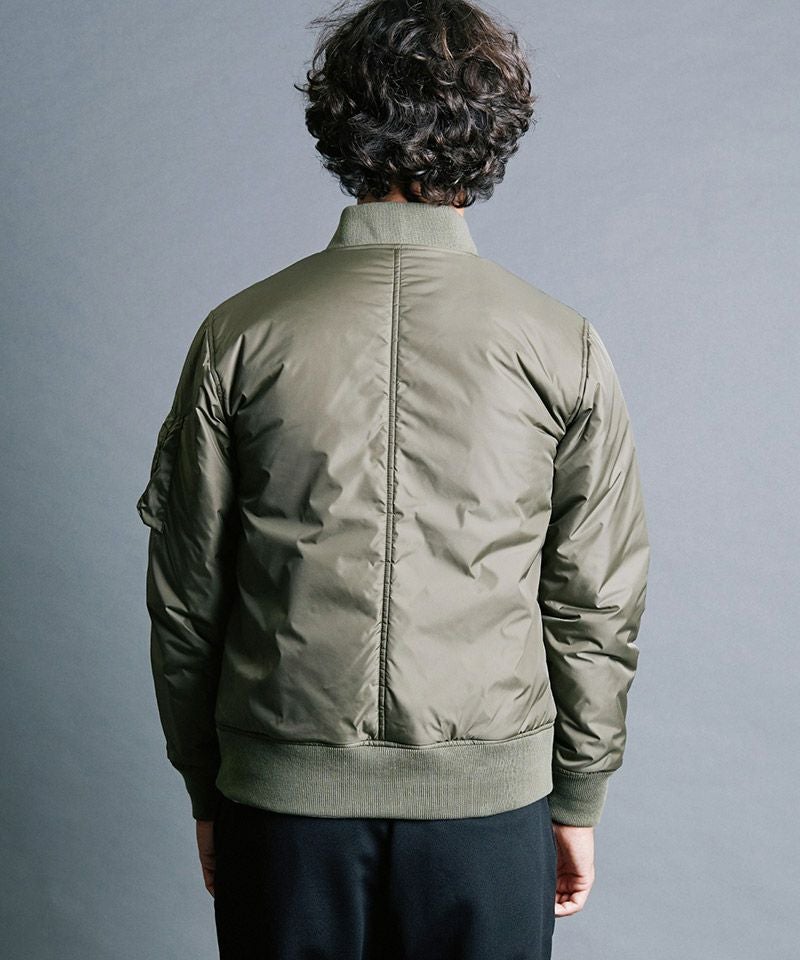 Magine(マージン)】NYLON THINSULATE ZIP MA-1 JKT 中綿ジャケット