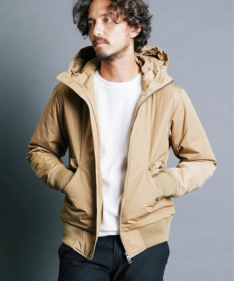 50%OFF【Magine(マージン)】NYLON THINSULATE STAND HOOD MA-1 JKT