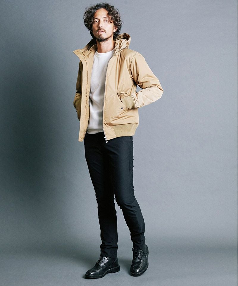 Magine(マージン)】NYLON THINSULATE STAND HOOD MA-1 JKT 中綿フード