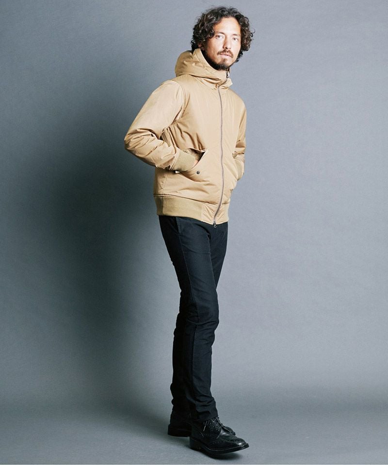Magine(マージン)】NYLON THINSULATE STAND HOOD MA-1 JKT 中綿フード