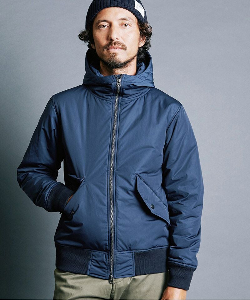 50%OFF【Magine(マージン)】NYLON THINSULATE STAND HOOD MA-1 JKT