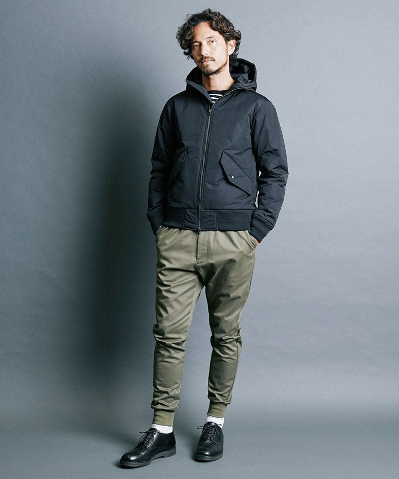 Magine(マージン)】NYLON THINSULATE STAND HOOD MA-1 JKT 中綿フード