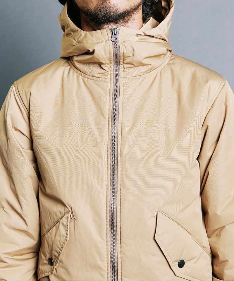 Magine(マージン)】NYLON THINSULATE STAND HOOD MA-1 JKT 中綿フード