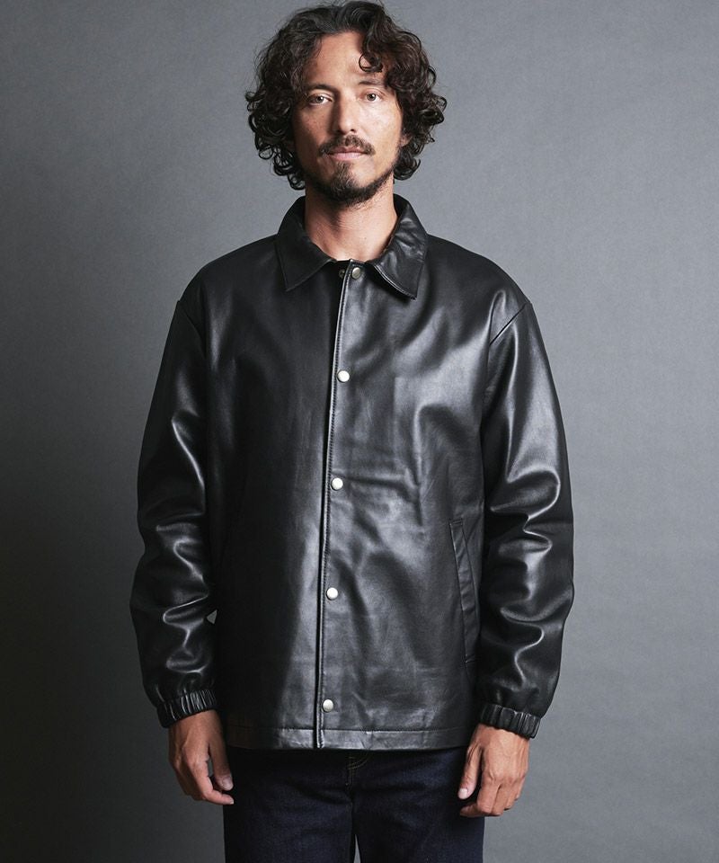 【M相当 極美品 近年モデル】コーチ　ラムレザー　ライダースジャケット　シングル COACH（コーチ） 【美品】COACH ライダースジャケット ラムレザー