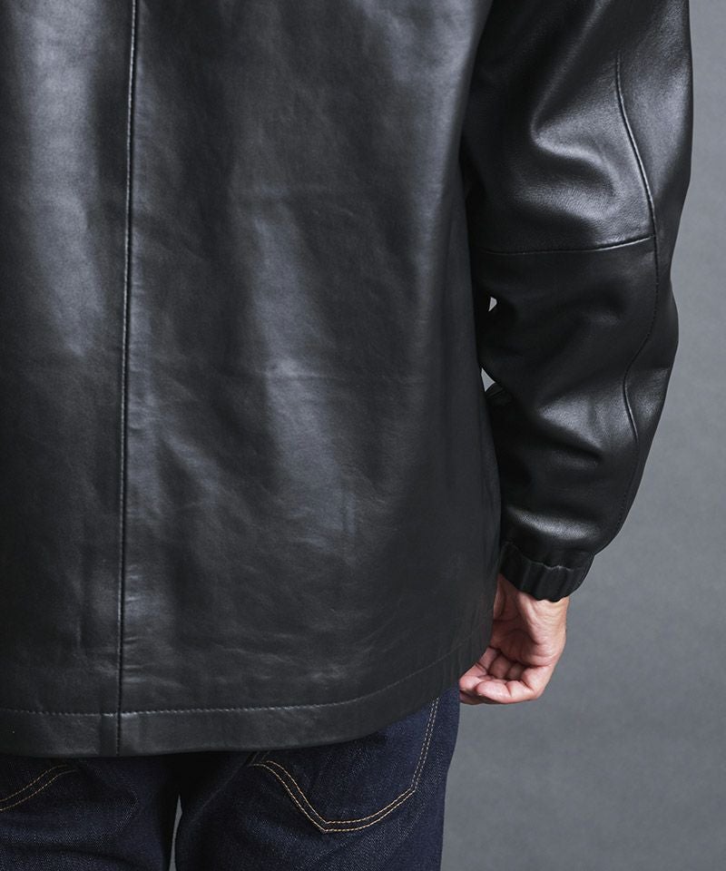 Magine(マージン)】LAMB LEATHER COACH JKT ラムレザーコーチ