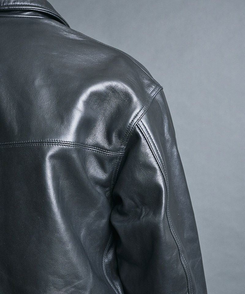 超品薄Magine ラムレザーカーコート　新品未使用 Magine(マージン)】LAMB LEATHER CAR COAT ラムレザーカーコート(2534