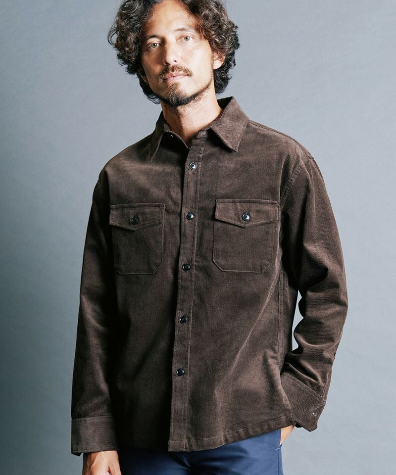 30%OFF【Magine(マージン)】CTN CORDUROY WORK SHIRTS コーデュロイ