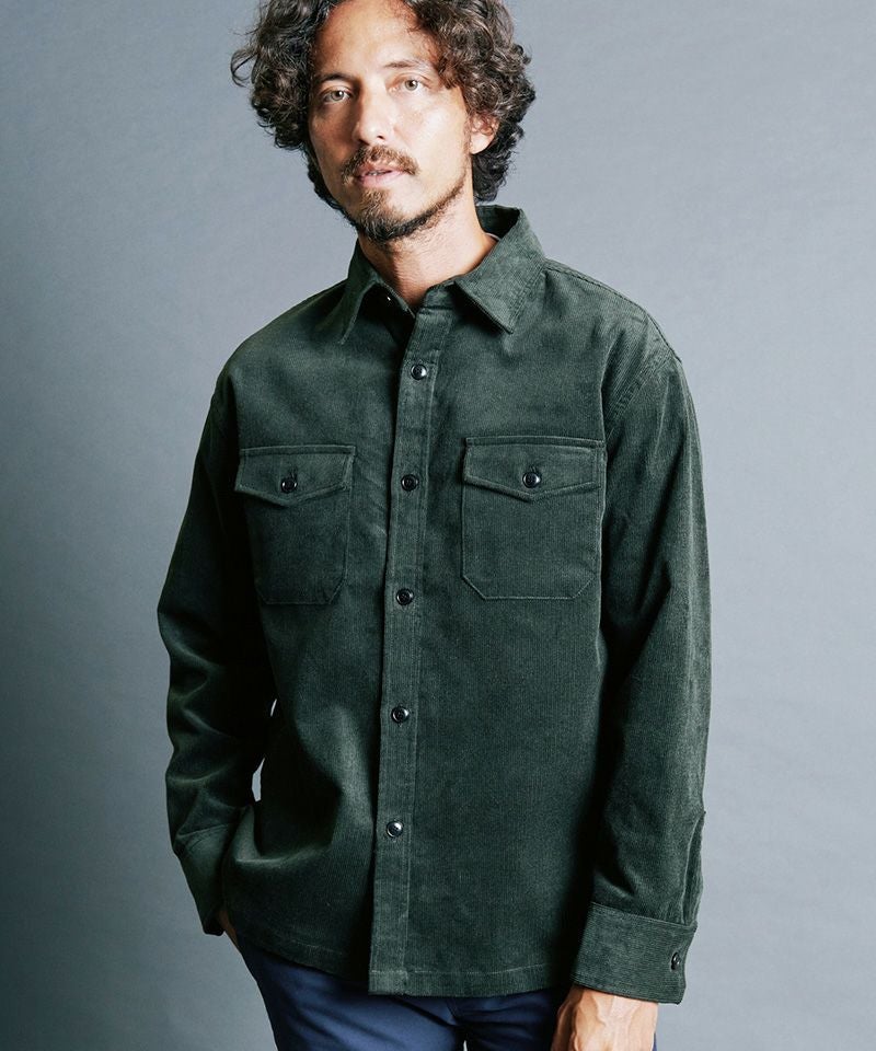 30%OFF【Magine(マージン)】CTN CORDUROY WORK SHIRTS コーデュロイ