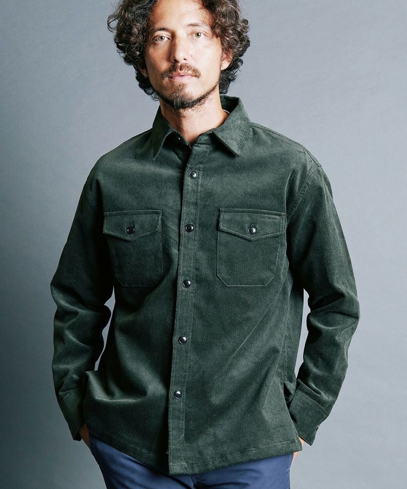 30%OFF【Magine(マージン)】CTN CORDUROY WORK SHIRTS コーデュロイ