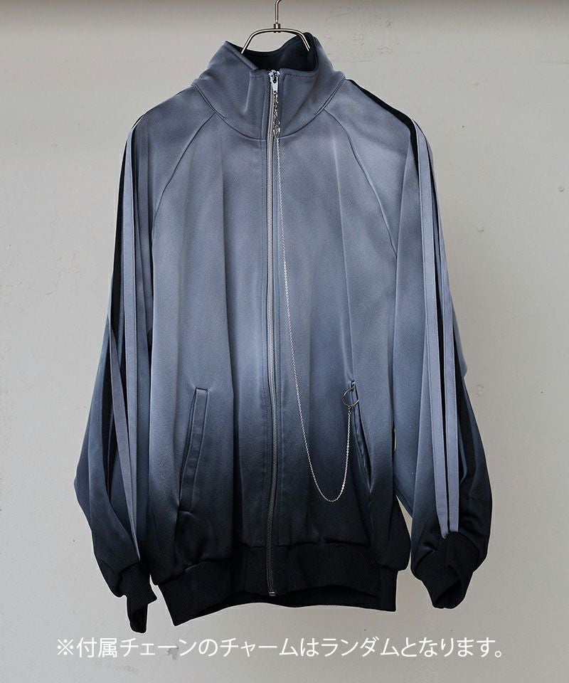 BODYSONG. ノーカラージャケット ボディソング BODYSONG.(ボディソング)】VAPOR FADE TJACKET トラックジャケット