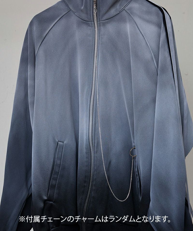 BODYSONG. ノーカラージャケット ボディソング BODYSONG.(ボディソング)】VAPOR FADE TJACKET トラックジャケット