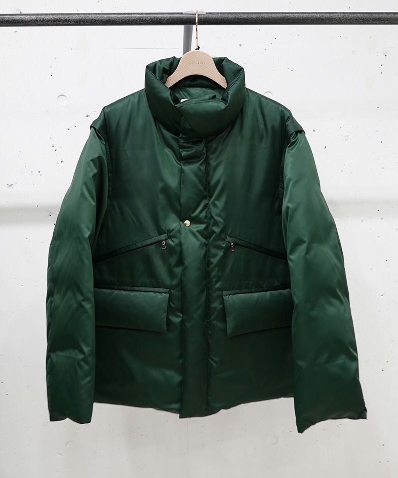 50%OFF【CULLNI(クルニ)】High Count Taffeta Removable Sleeve Down