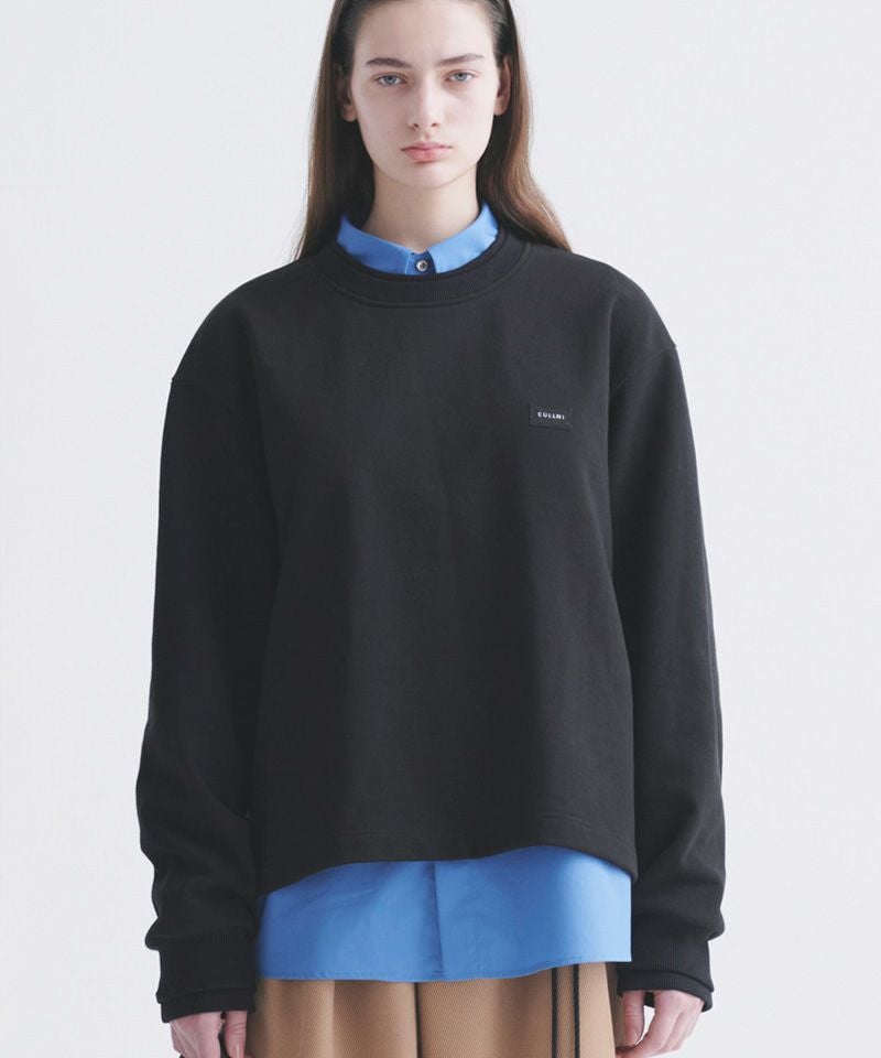 30%OFF【CULLNI(クルニ)】French Terry Embroidery Patch Long Sleeve 
