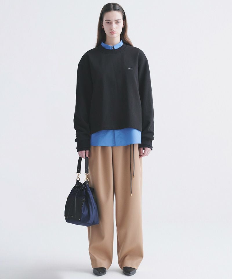 50%OFF【CULLNI(クルニ)】French Terry Embroidery Patch Long Sleeve