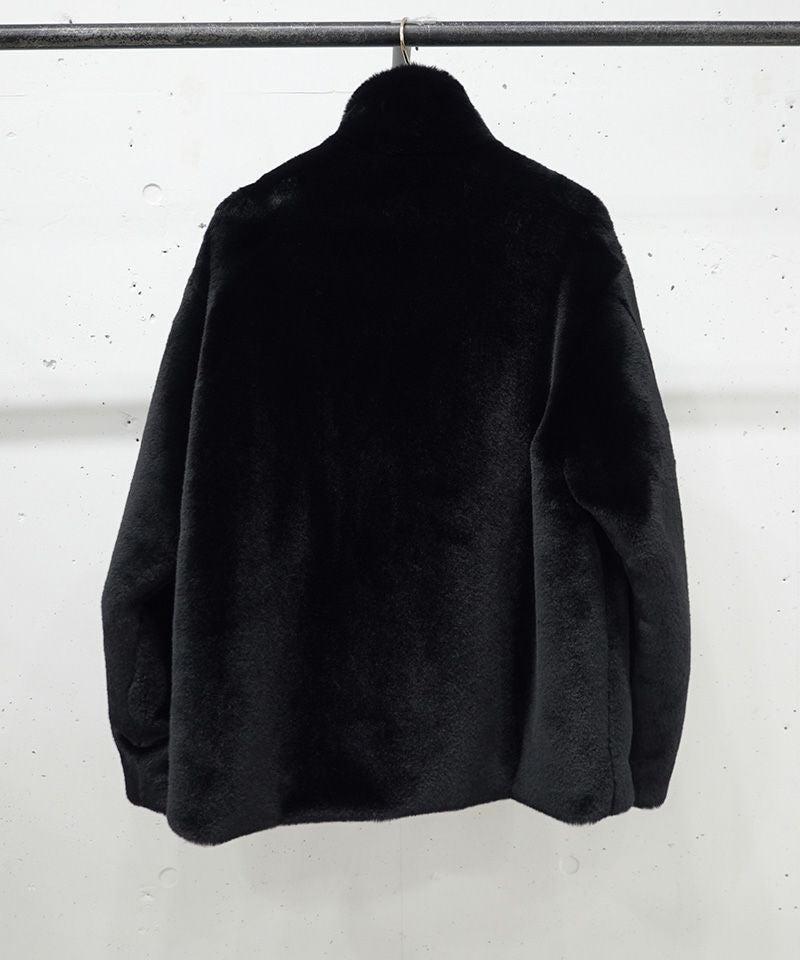 30%OFF【CULLNI(クルニ)】Eco Fur Zip Up Stand Collar Coat ジップ