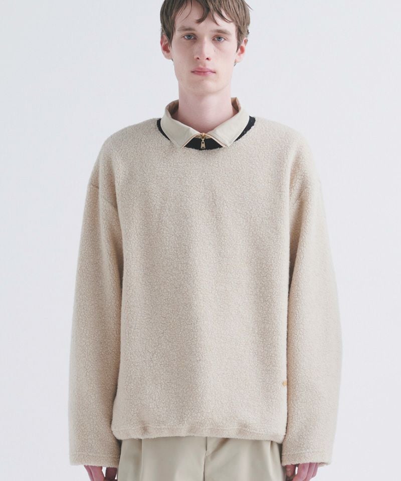 30%OFF【CULLNI(クルニ)】Curling Boa Drawstring Pullover プル