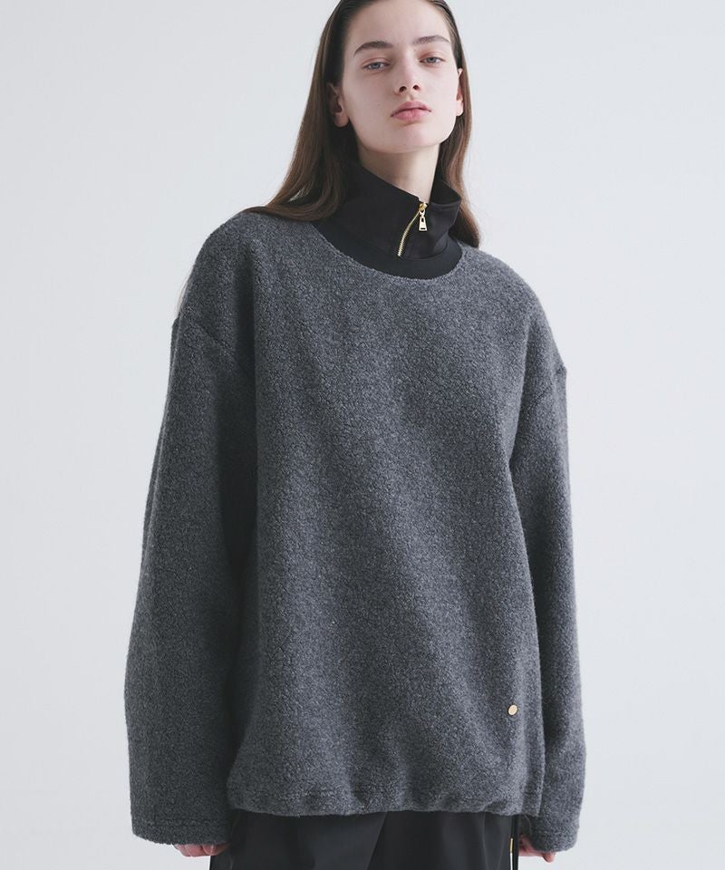 30%OFF【CULLNI(クルニ)】Curling Boa Drawstring Pullover プル