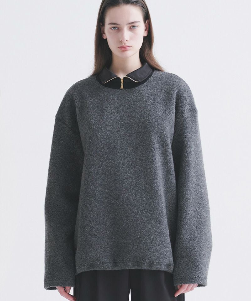 30%OFF【CULLNI(クルニ)】Curling Boa Drawstring Pullover プル