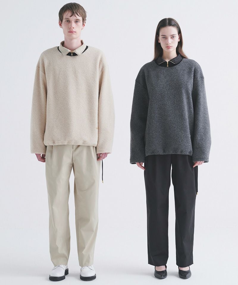 30%OFF【CULLNI(クルニ)】Curling Boa Drawstring Pullover プル