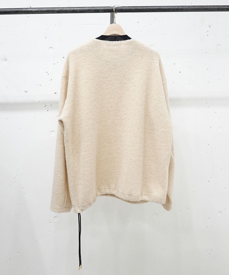 30%OFF【CULLNI(クルニ)】Curling Boa Drawstring Pullover プル