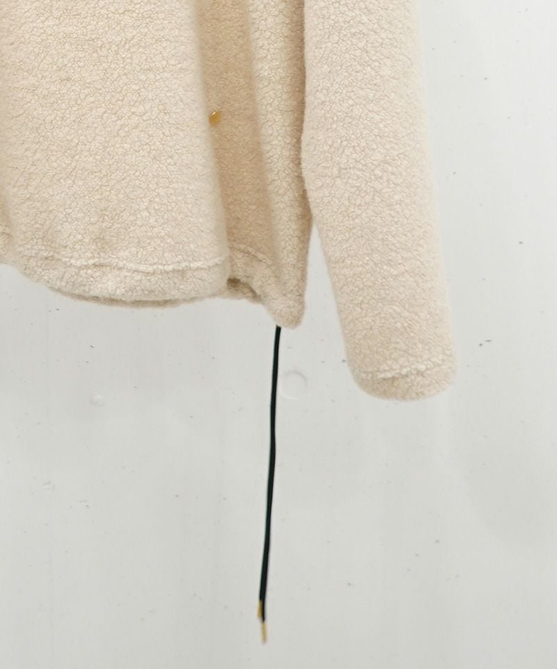 30%OFF【CULLNI(クルニ)】Curling Boa Drawstring Pullover プル