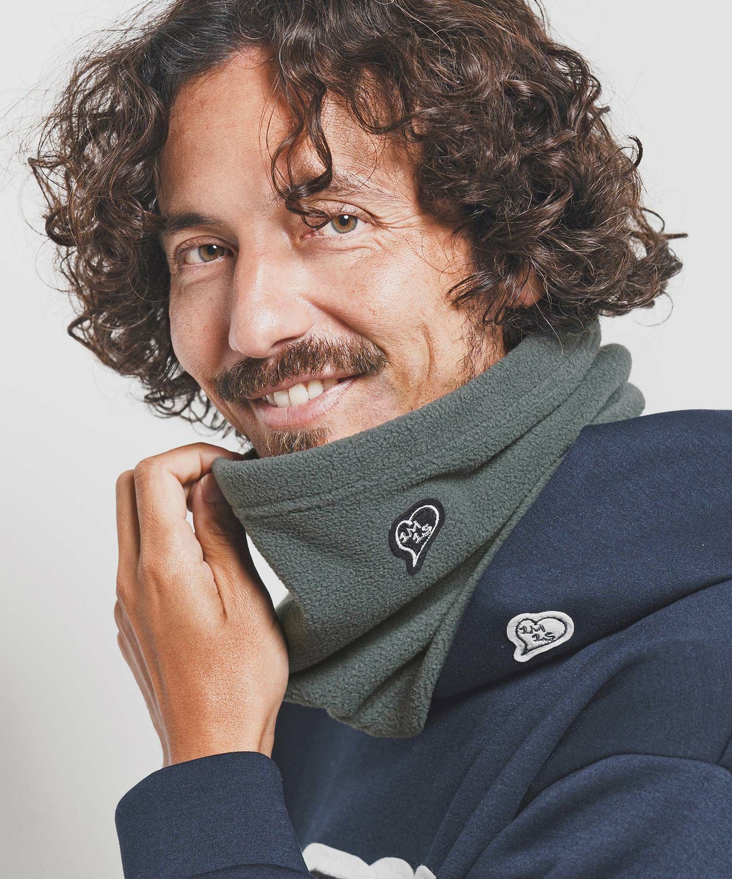 Lieve Van Gorp デッドストック90s蛇革ネックウォーマー希少美品 1minute 1second(ワンミニットワンセカンド)】neck warmer with heart