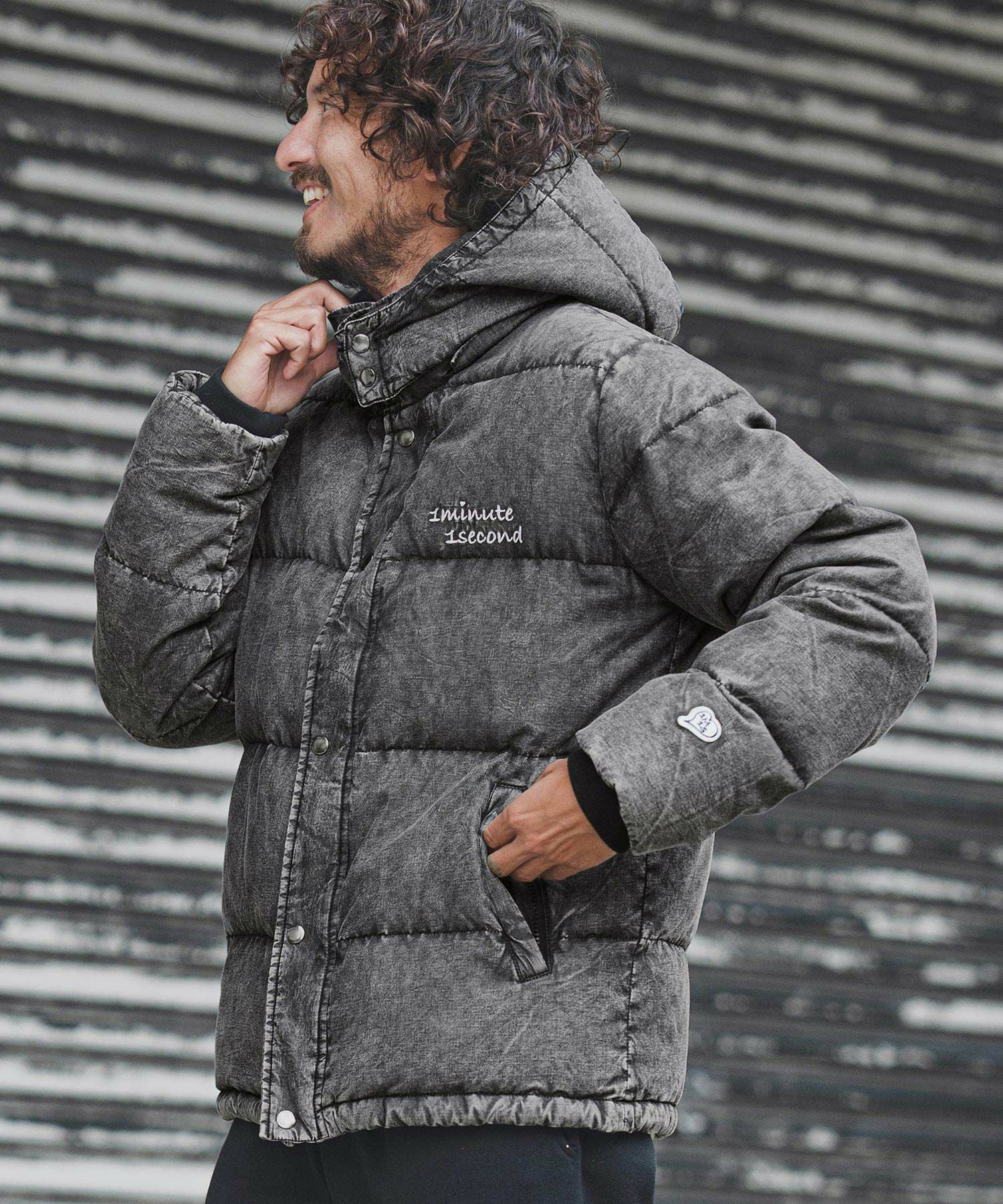 1minute 1second(ワンミニットワンセカンド)】denim down jacket with