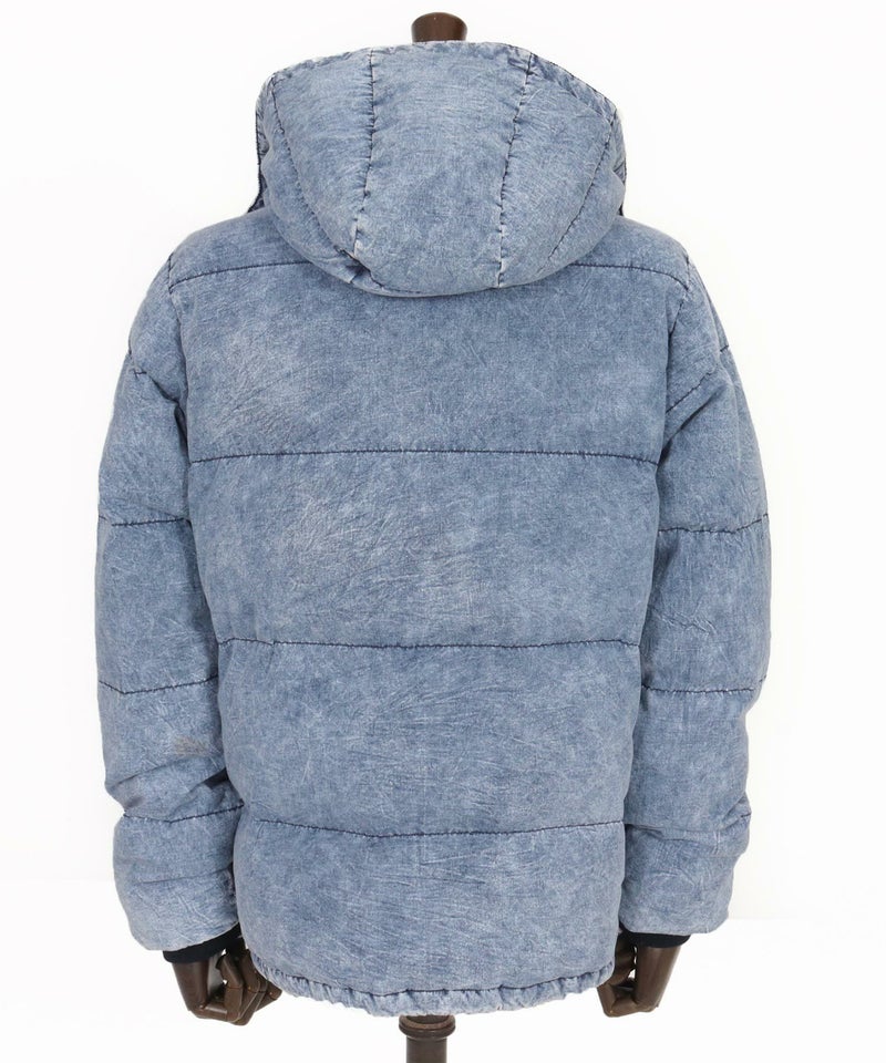 1minute 1second(ワンミニットワンセカンド)】denim down jacket with 