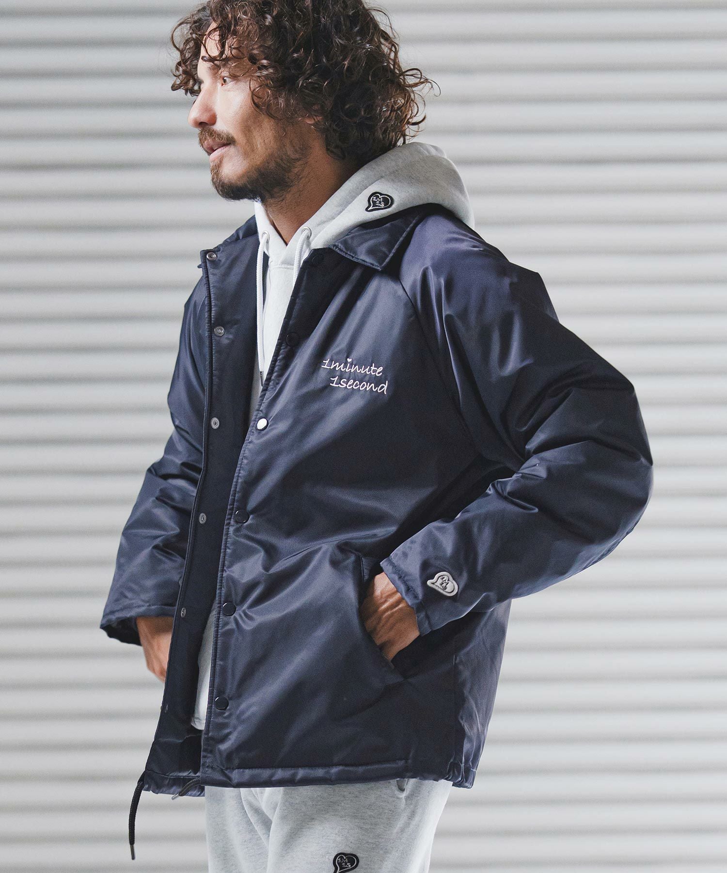 1minute 1second(ワンミニットワンセカンド)】coach jacket with