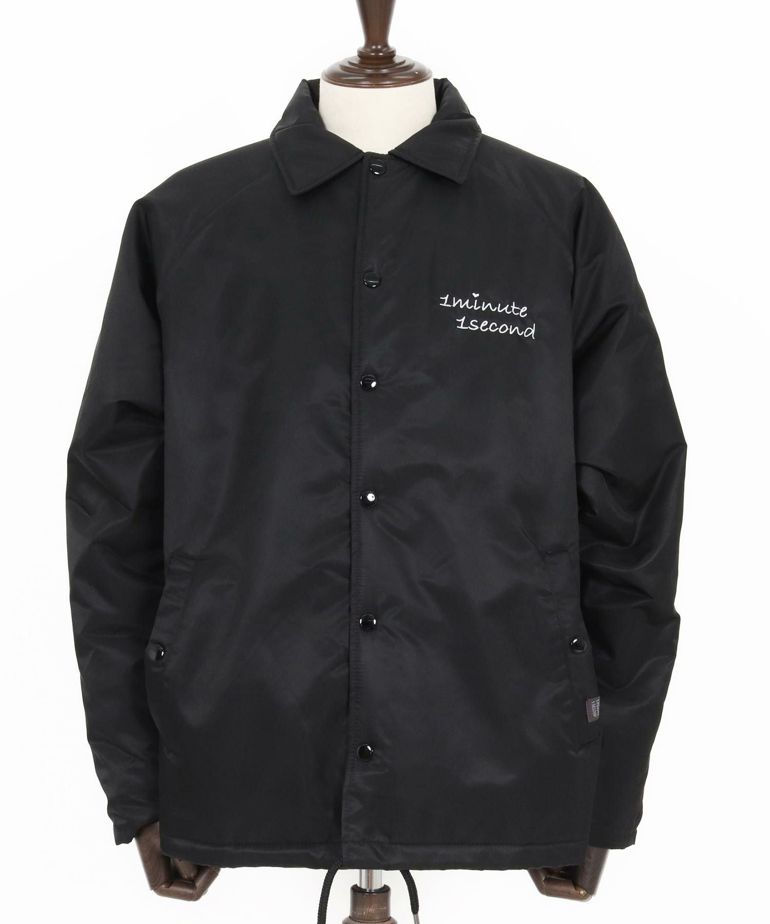 1minute 1second(ワンミニットワンセカンド)】back boa coach jacket