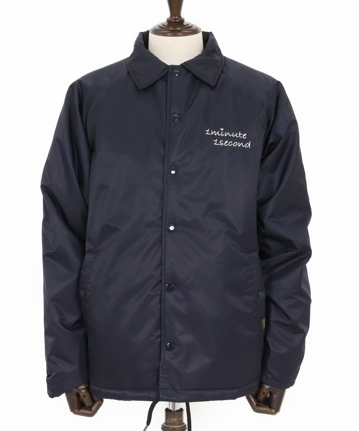 1minute 1second(ワンミニットワンセカンド)】back boa coach jacket
