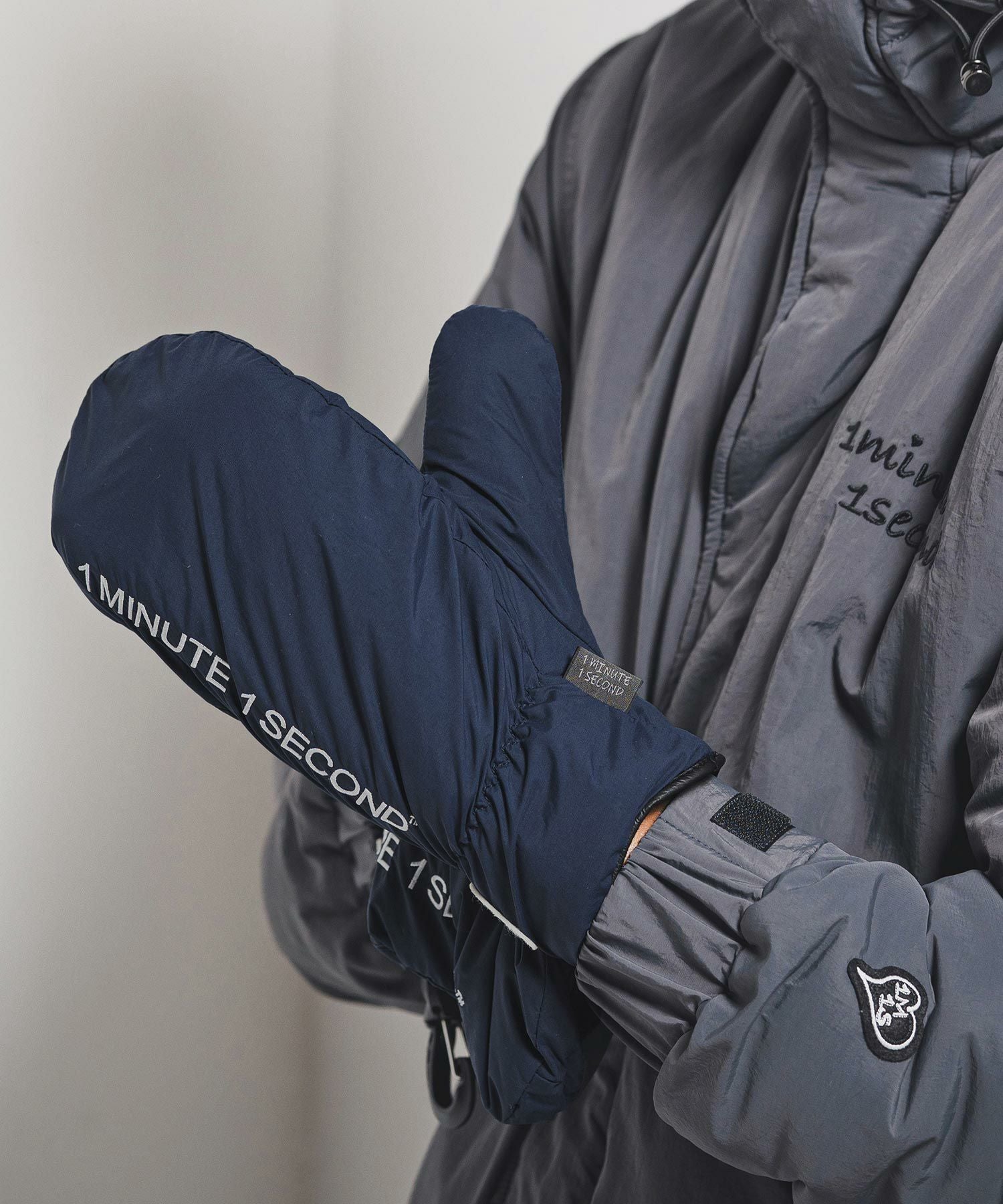1minute 1second(ワンミニットワンセカンド)】1M1S mitten gloves