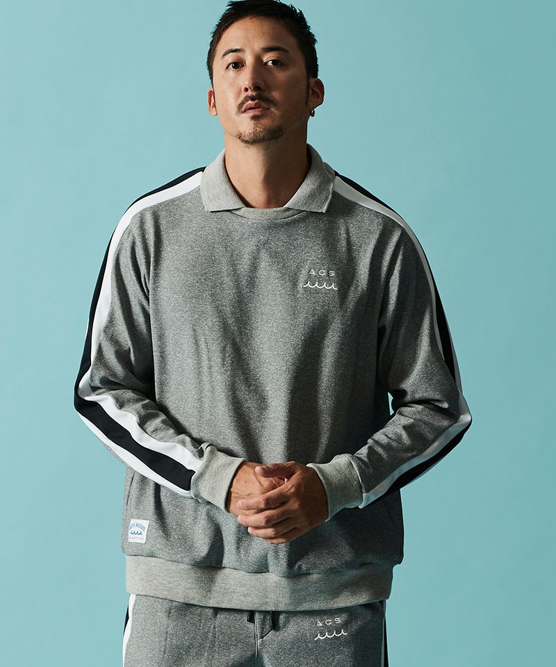 ACANTHUS(アカンサス)】Polo Crewneck 衿付スウェット(MA2607