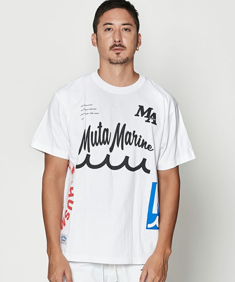 ACANTHUS(アカンサス)】mutaRainbow Stencil Logo Tee Tシャツ(MA2318