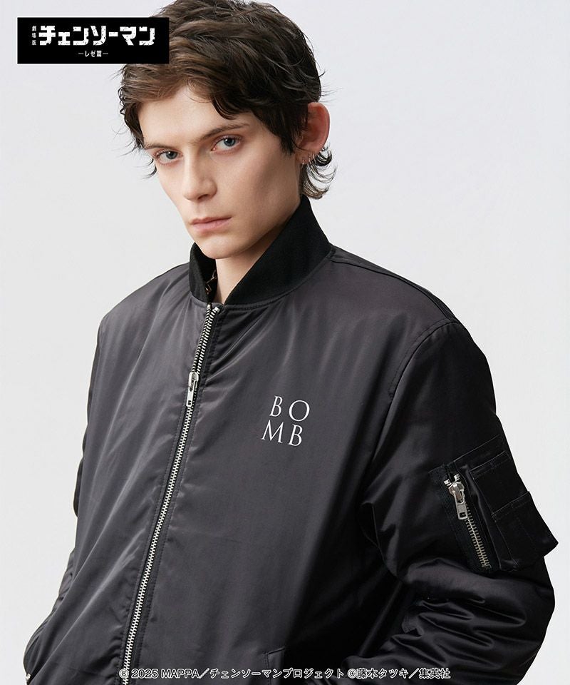 glamb マフボンバージャケット　サイズ2 予約商品】チェンソーマンxglamb(グラム) Bomb Bomber Jacket / ボム