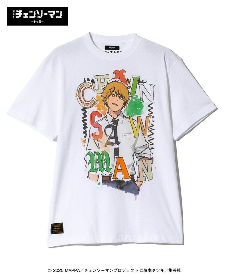 N114 glamb グラム　チェンソーマン　ビーム　Tシャツ　Lサイズ チェンソーマンxglamb(グラム) Beam T-shirt / ビームTシャツ - White