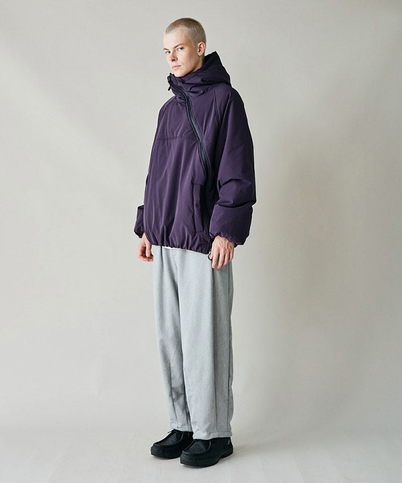 rehacer(レアセル)】Twist Line Shell Jacket 中綿フードブルゾン