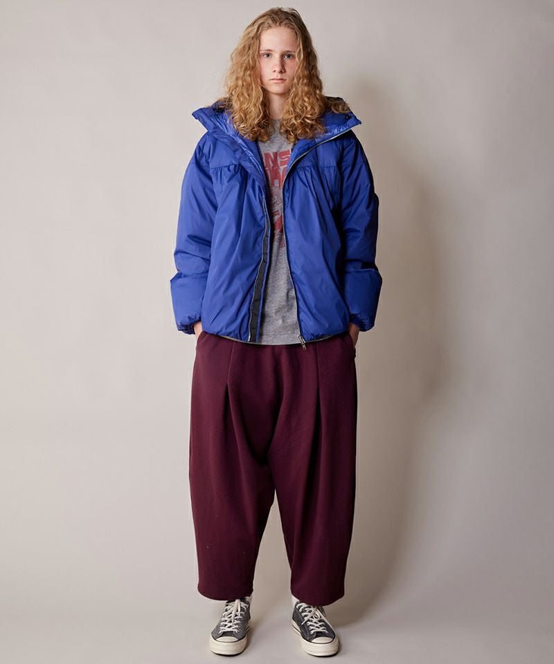 rehacer(レアセル)】 Drape Gather Dolman Jacket 中綿入りジャケット