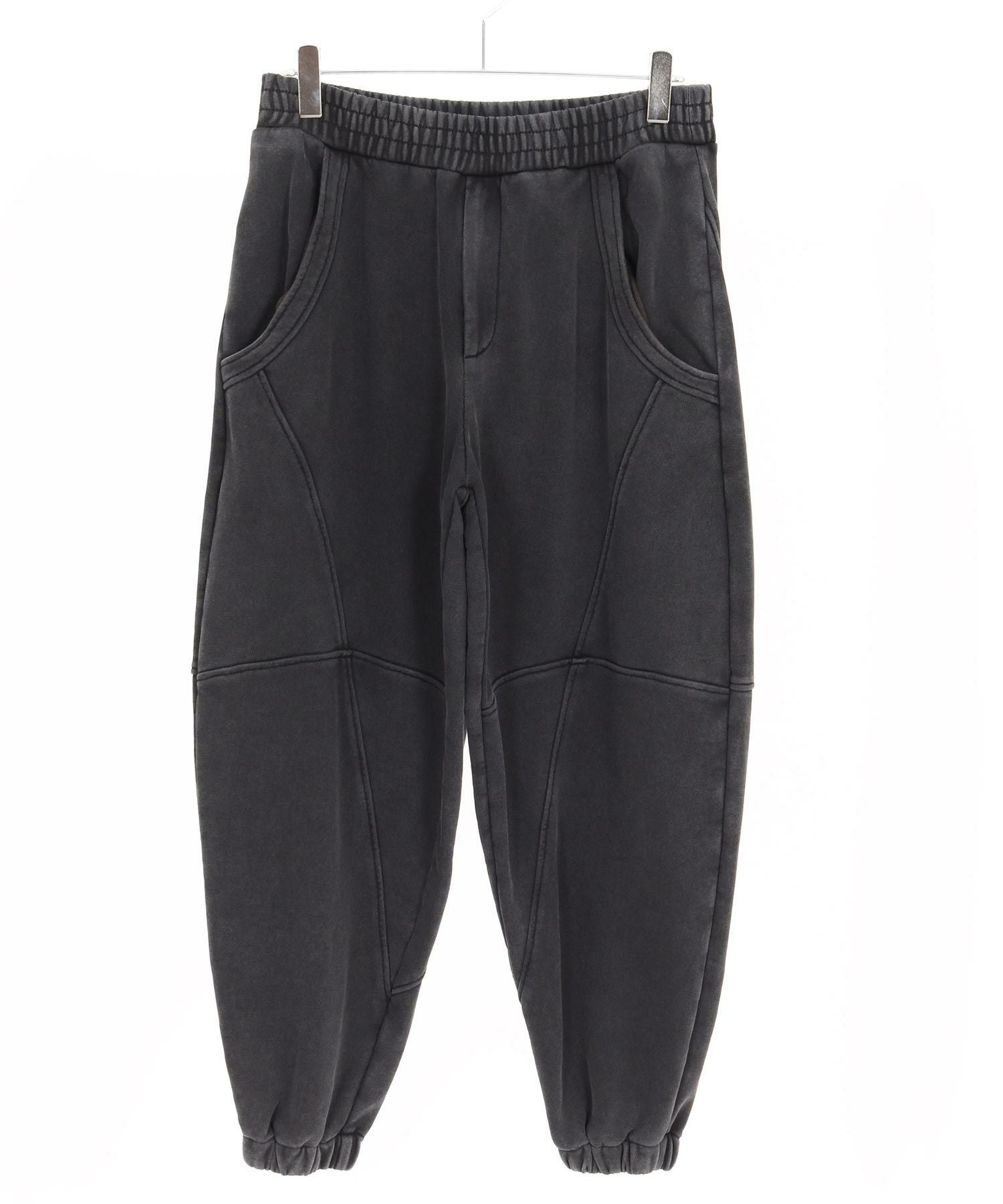 CAMBIO 黒 リブ編み ジョガーパンツ 30%OFF【CAMBIO(カンビオ)】3D Knit Like Slim Pants サルエルジョガー