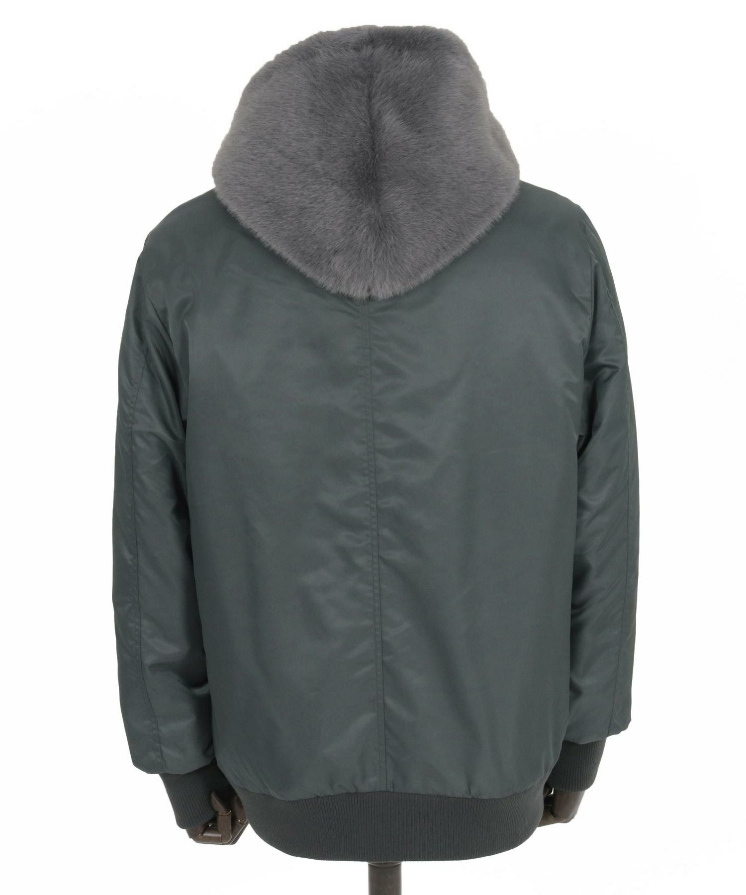 CAMBIO(カンビオ)】リバーシブルエコファーナイロンブルゾン | CAMBIO