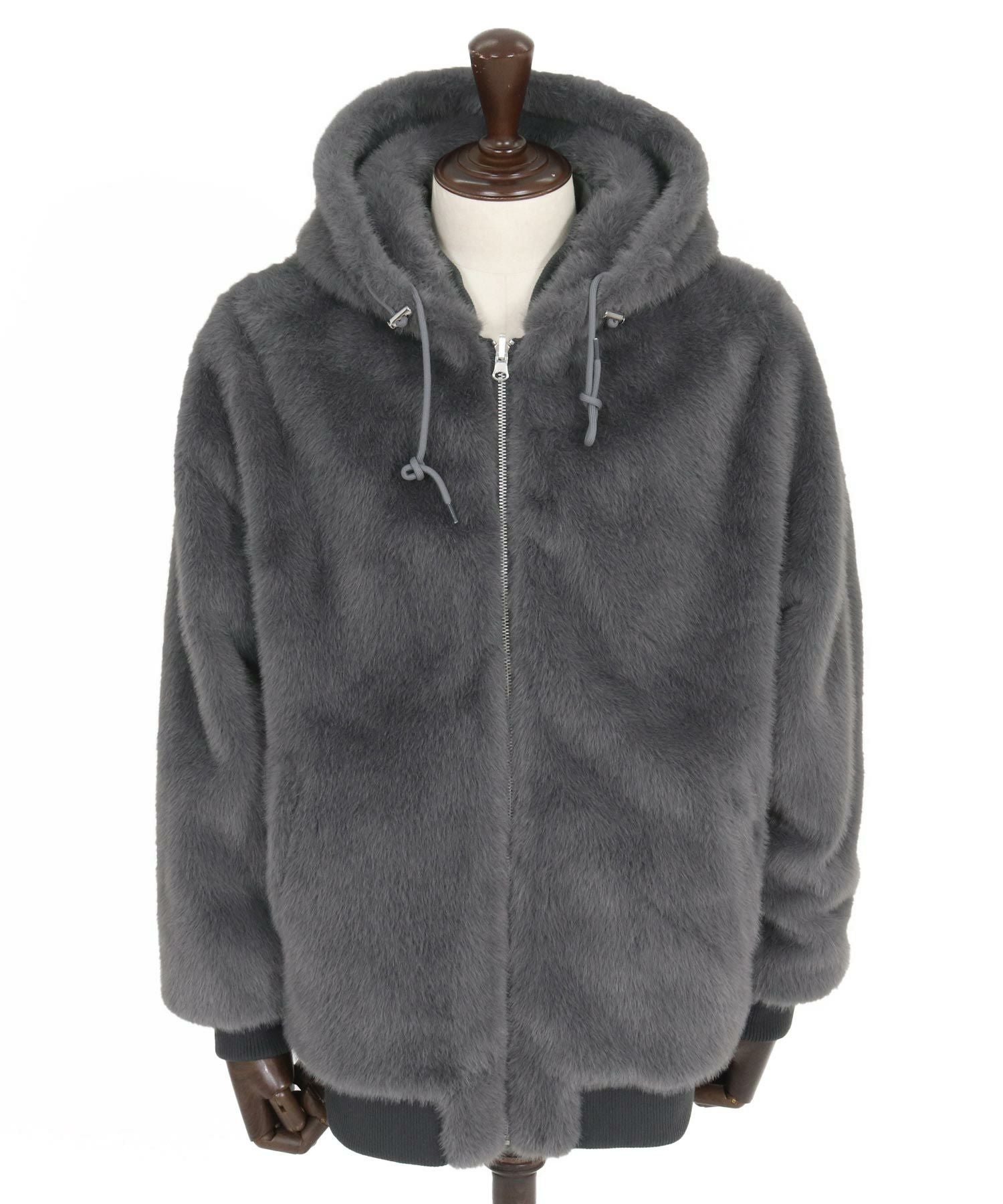 CAMBIO(カンビオ)】リバーシブルエコファーナイロンブルゾン | CAMBIO