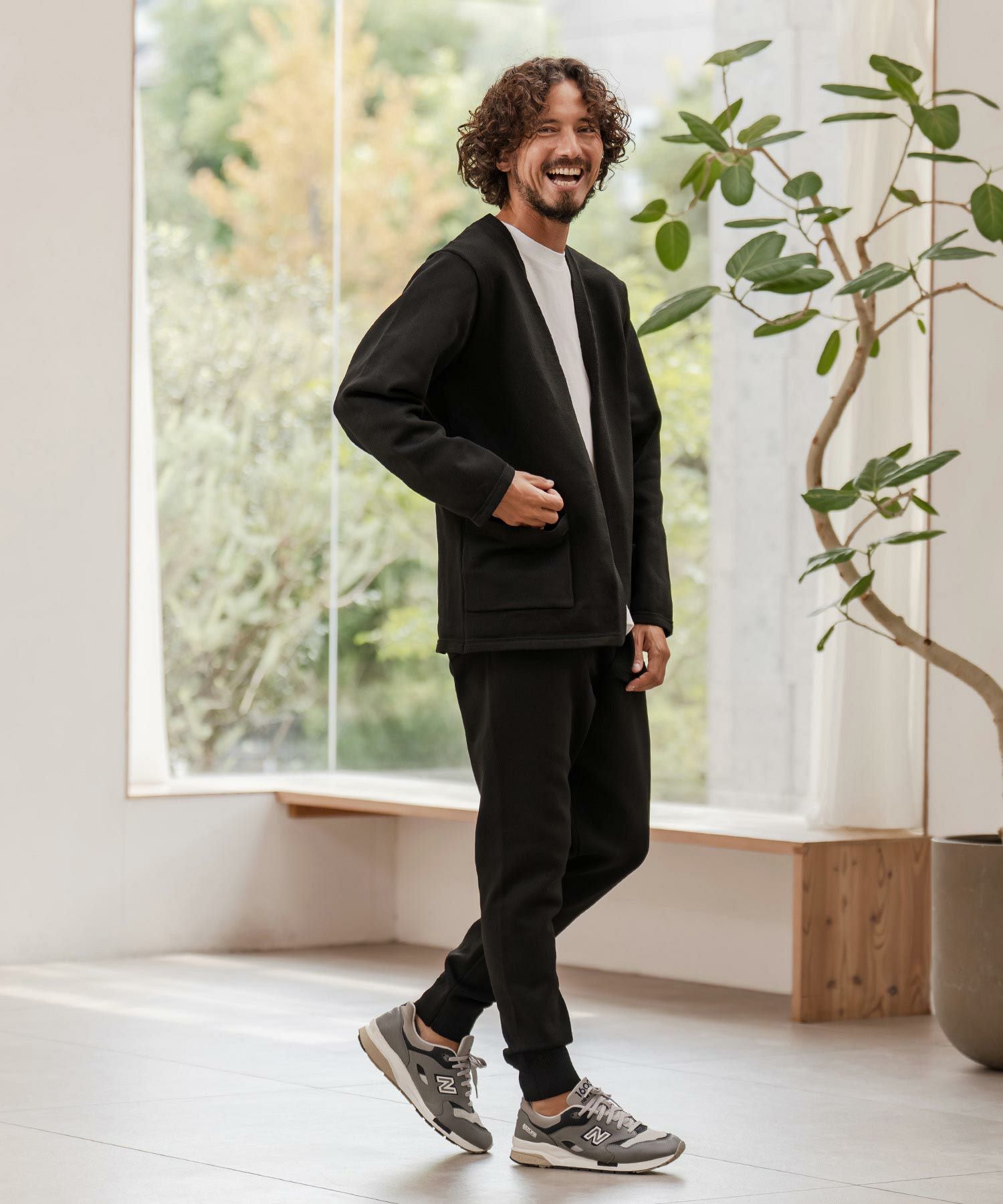 CAMBIO(カンビオ)】Airy Knit Tight Fit Pants ニットパンツ(A55125cmb