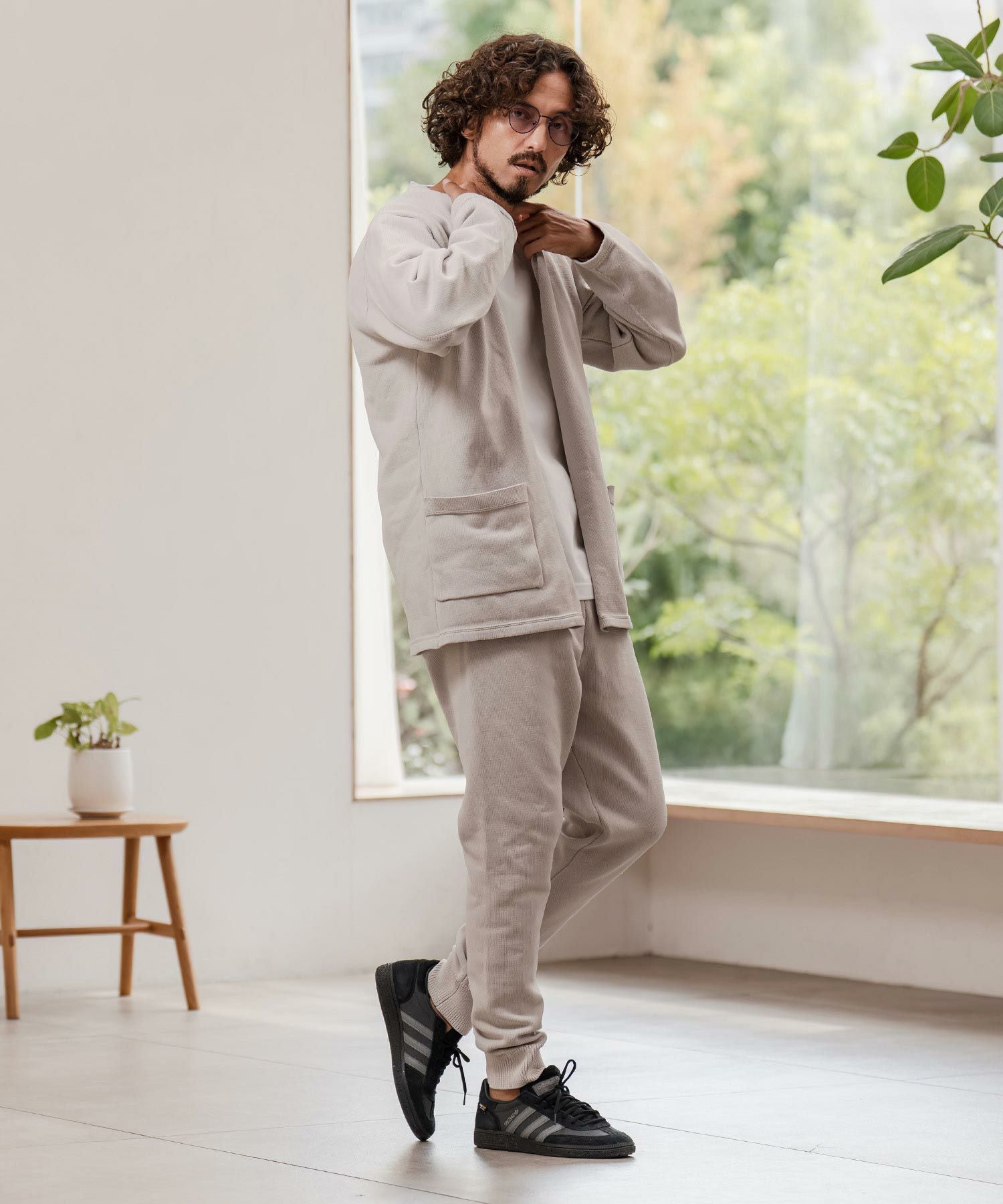 CAMBIO(カンビオ)】Airy Knit Tight Fit Pants ニットパンツ(A55125cmb