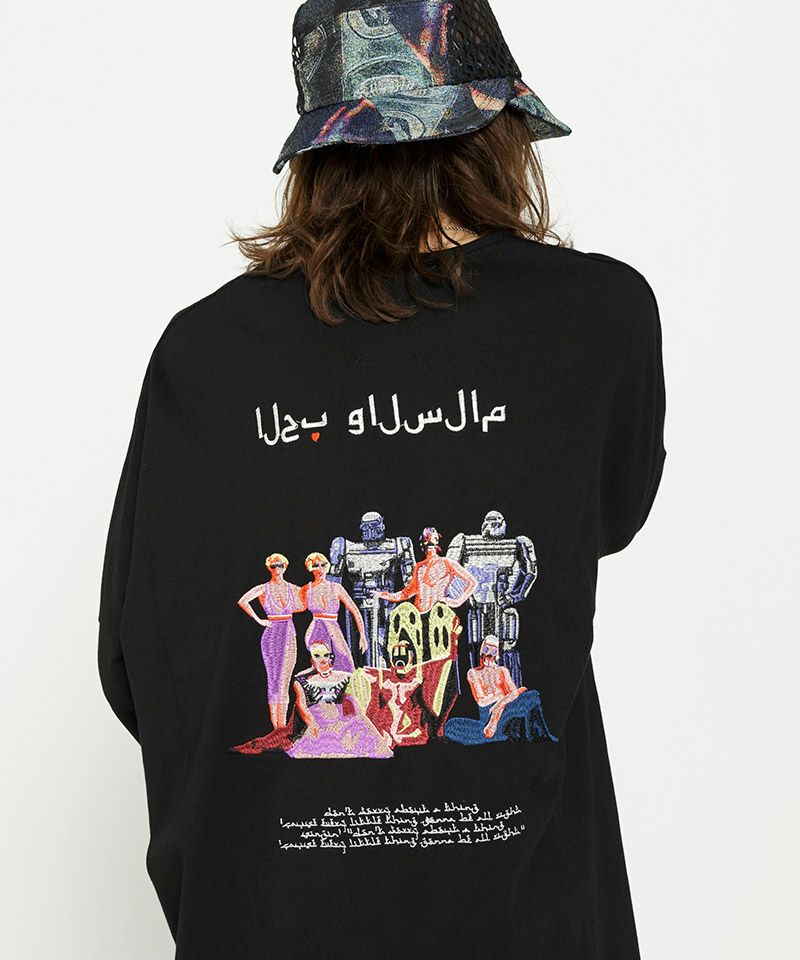 STOF(ストフ)】TRIBE EMBROI BIG TEE ワイドTシャツ(SF26SS-17