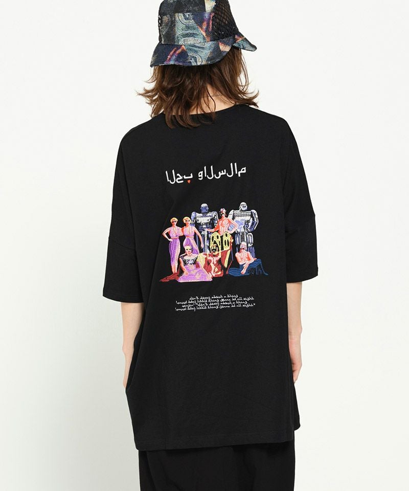 STOF(ストフ)】TRIBE EMBROI BIG TEE ワイドTシャツ(SF26SS-17