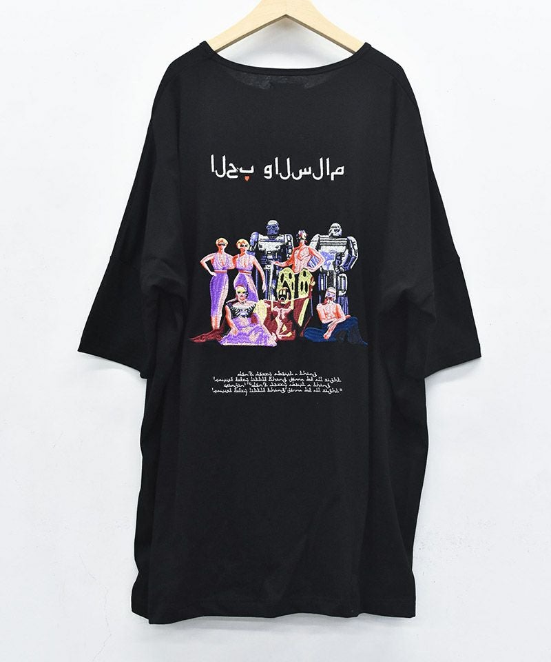 STOF(ストフ)】TRIBE EMBROI BIG TEE ワイドTシャツ(SF26SS-17