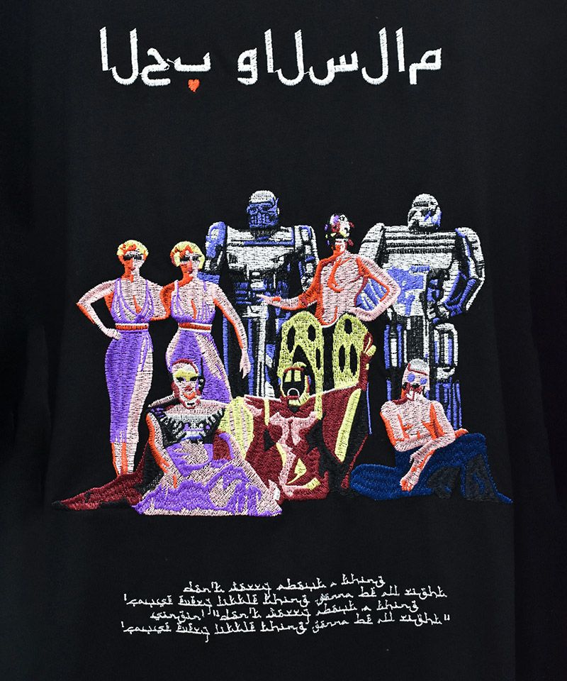 トップス Fuuuuu STOF(ストフ)】TRIBE EMBROI BIG TEE ワイドTシャツ(SF26SS-17